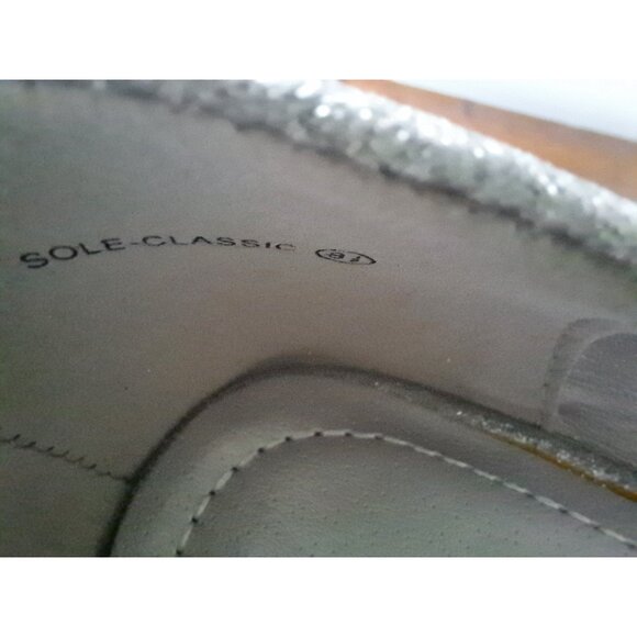 Dream Pairs Silver Glitter Pointed Toe Slip On Ballet Flats Dress Shoes 8.5 - Picture 6 of 6